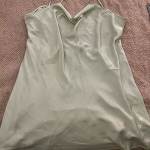 Elegant light Mint Green Women's Silk Dress NWT